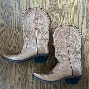 Leather Cowgirl Boots